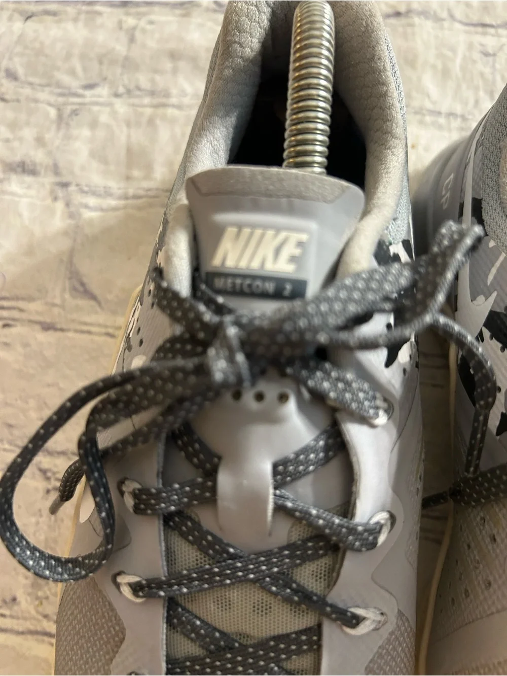 NIKE METCON CAMO PATTERN MID FOOT DSX FLY KNIT 2 TRAINING SHOES WOMEN’S 7.5